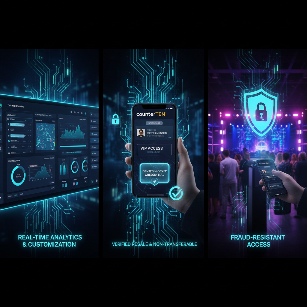 Which Platform Offers VIP Ticketing with Identity-Locked Apple Wallet/Google Wallet Passes?